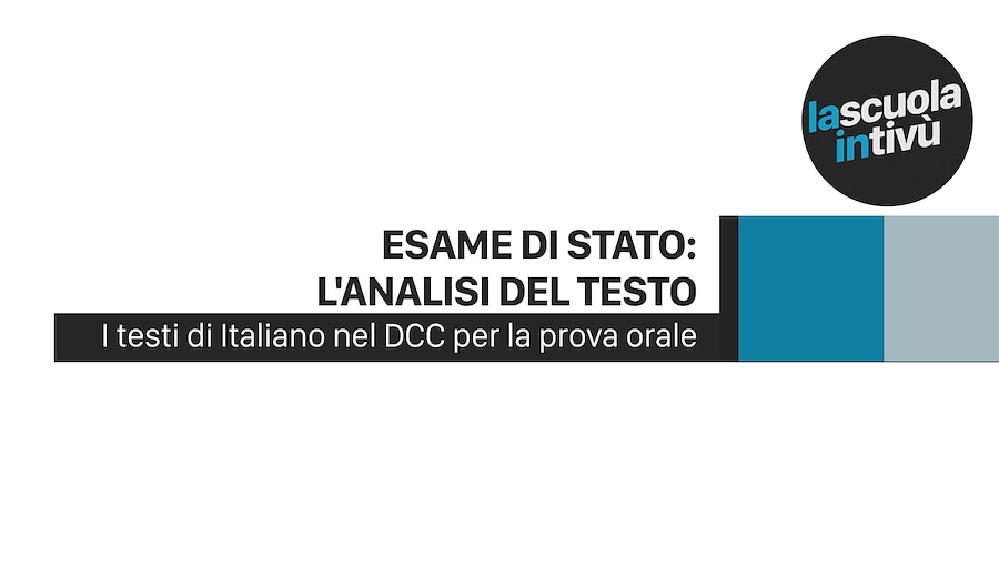 I testi di Italiano nel DCC per la prova orale