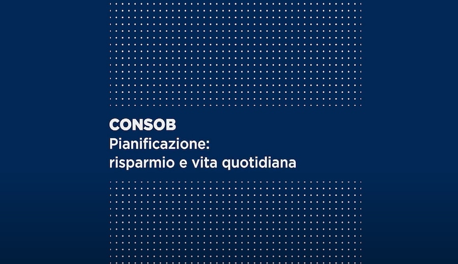 Pianificazione: risparmio e vita quotidiana