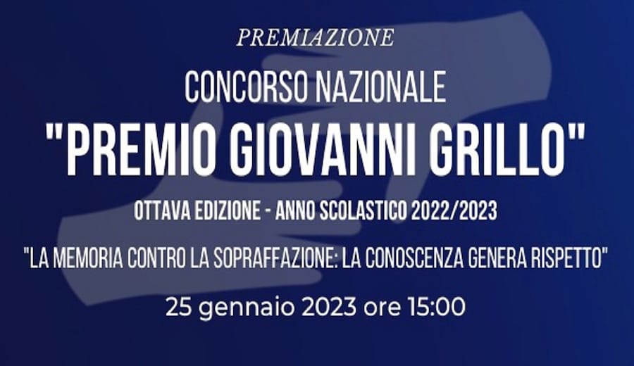 Premio "Giovanni Grillo" edizione 2023