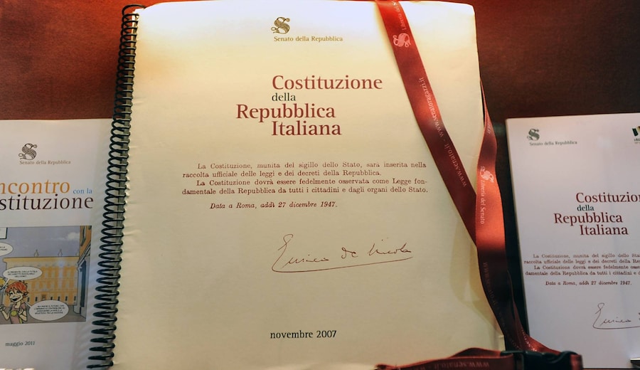 La Costituzione Italiana: antecedenti, genesi e vicende