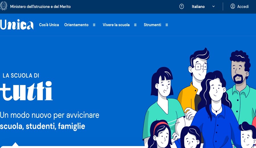 "Unica", la nuova piattaforma del Ministero dell'Istruzione e del Merito