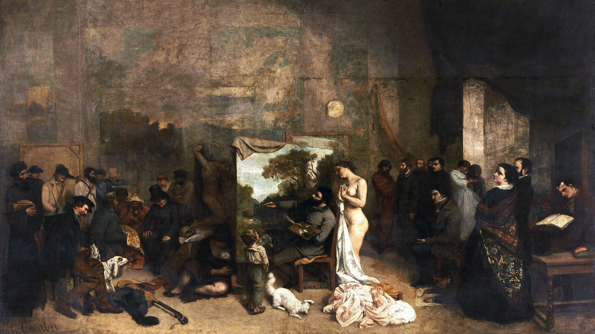 Courbet: L'atelier del pittore