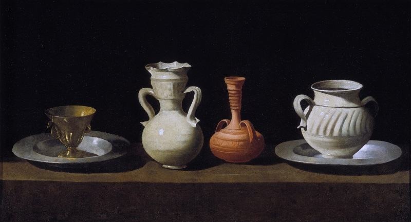 Francisco de Zurbarán, Bodegòn de recipientes (1650)