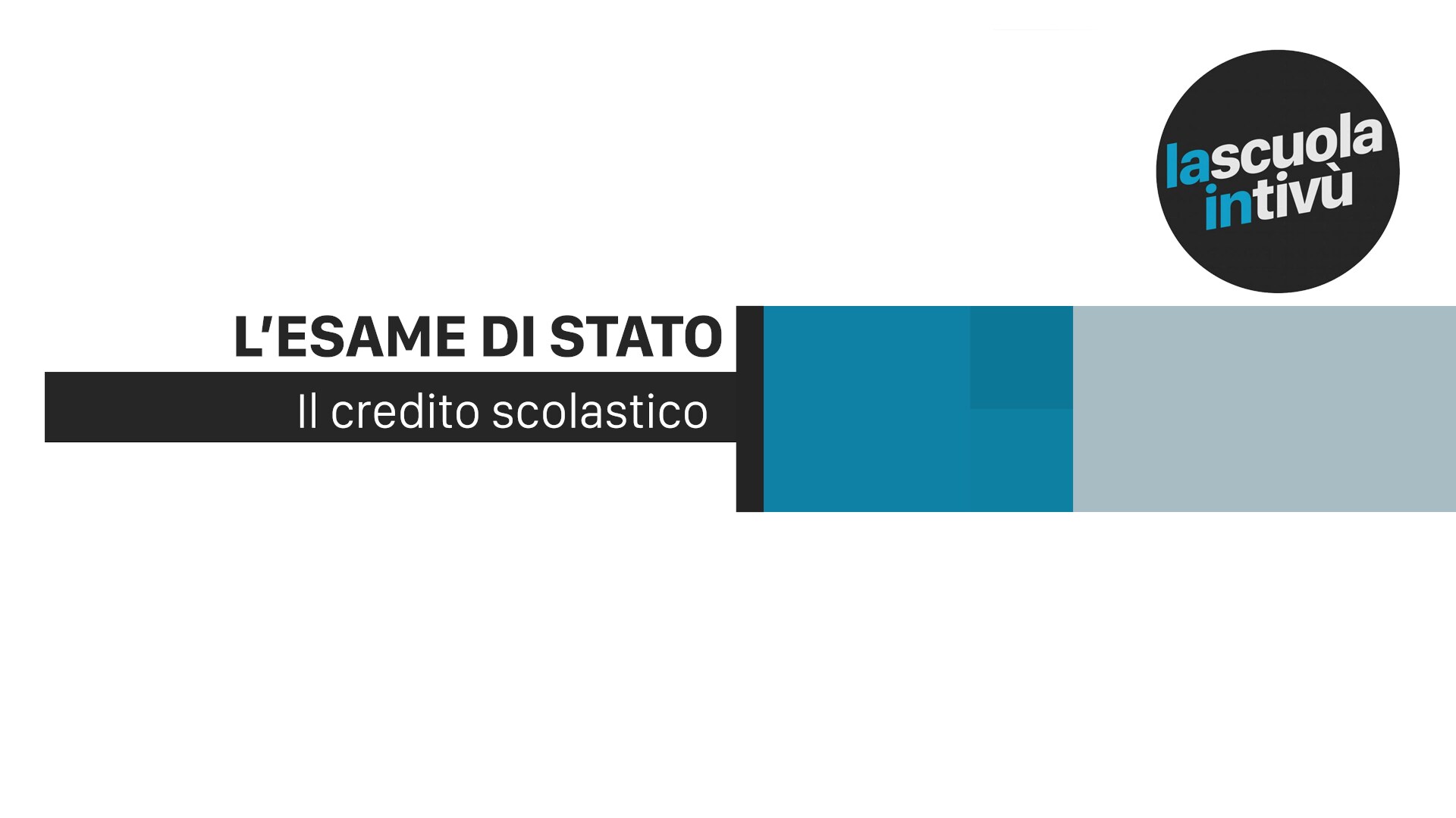 Il credito scolastico Rai Scuola