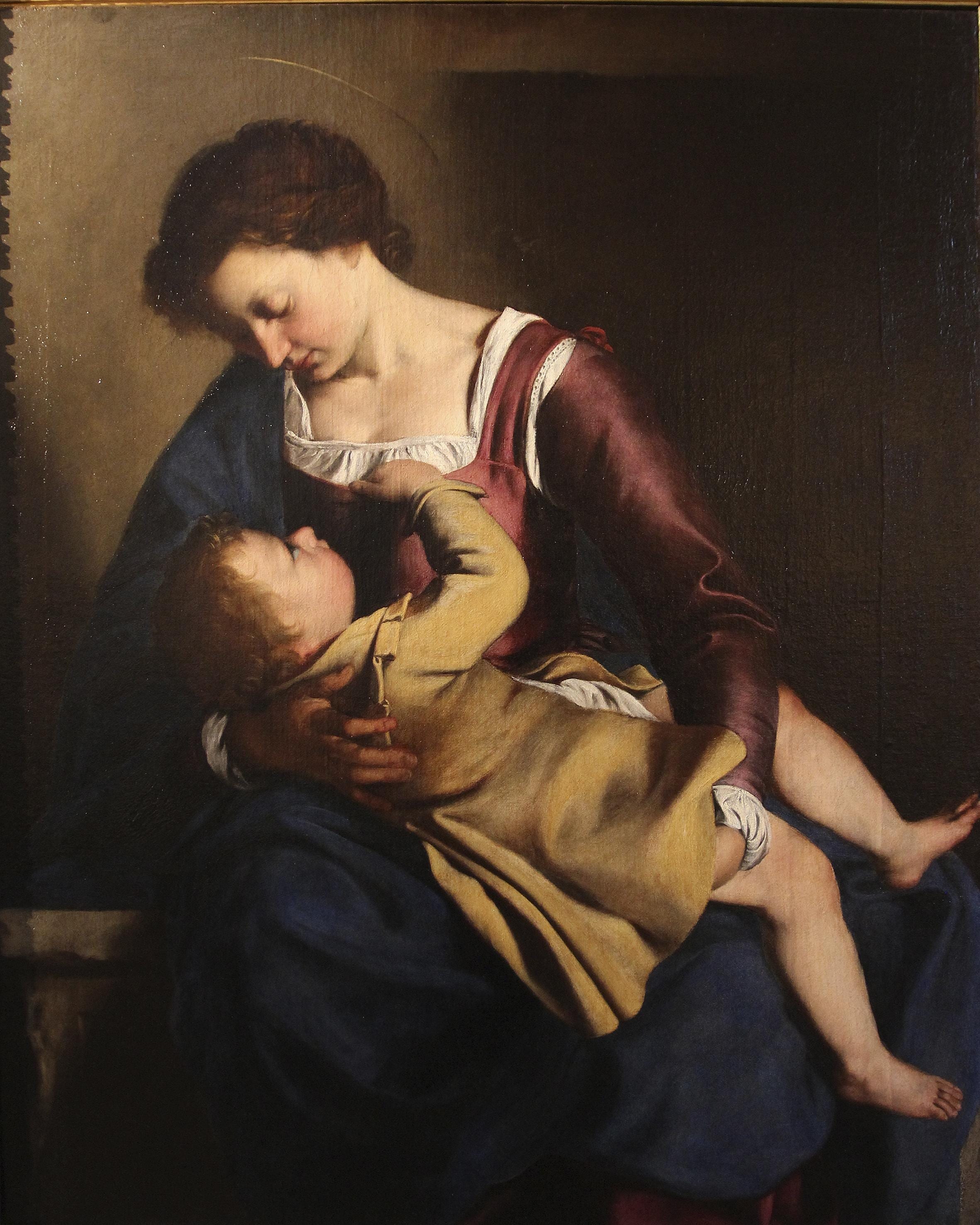 Orazio Gentileschi, Madonna col Bambino, 1605-1610, olio su tela, 113x91cm., Galleria Corsini, Roma