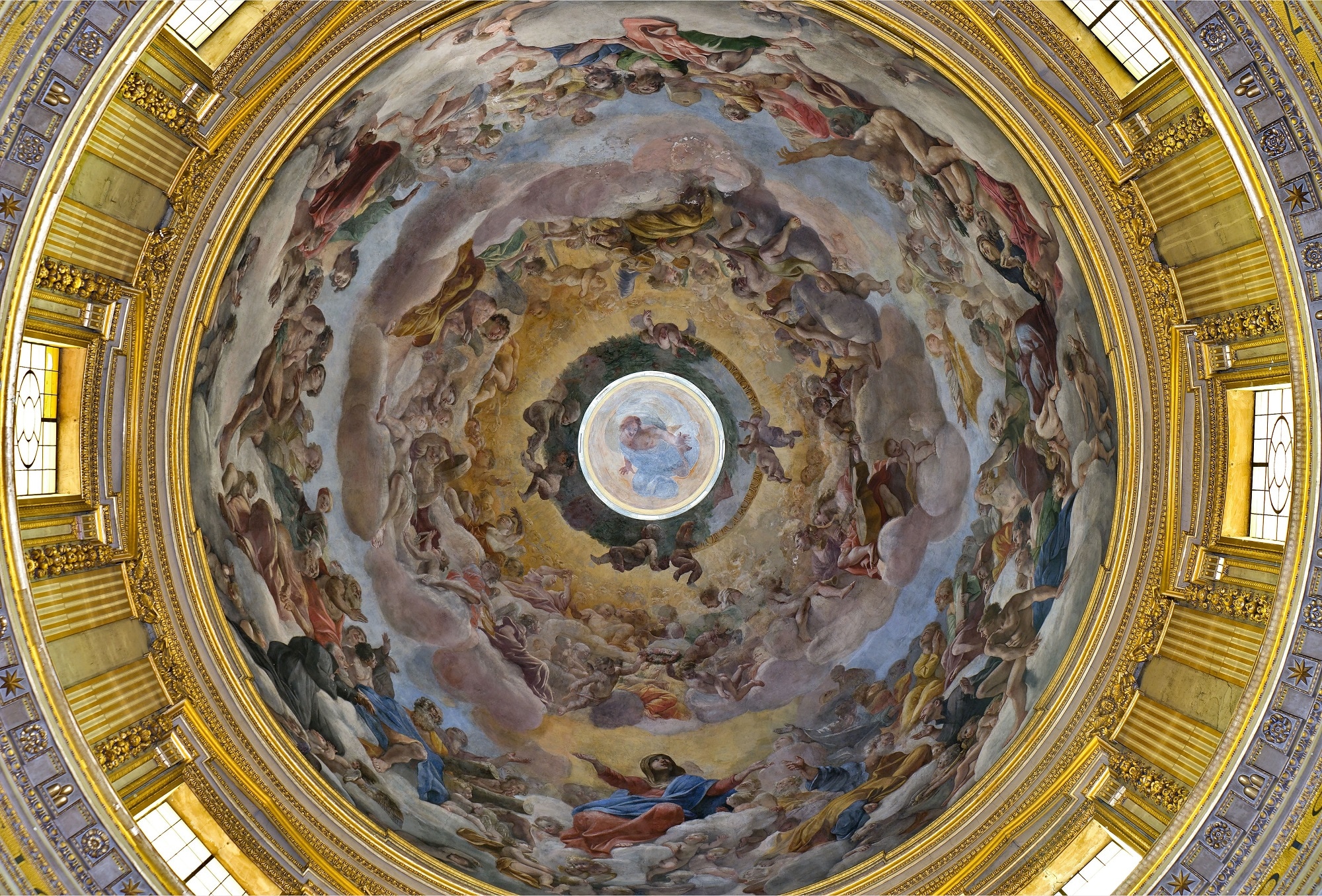 Giovanni Lanfranco, Cupola di Sant'Andrea della Valle, 1624-'27, Chiesa di Sant'Andrea della Valle, Roma