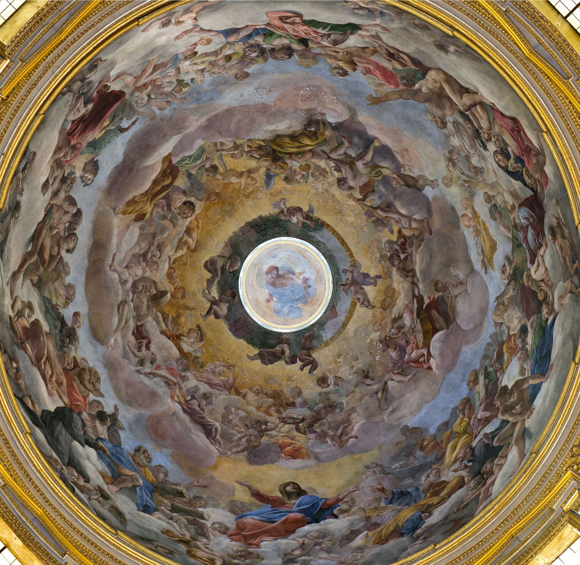 Giovanni Lanfranco, Cupola di Sant'Andrea della Valle, 1624-'27, Chiesa di Sant'Andrea della Valle, Roma