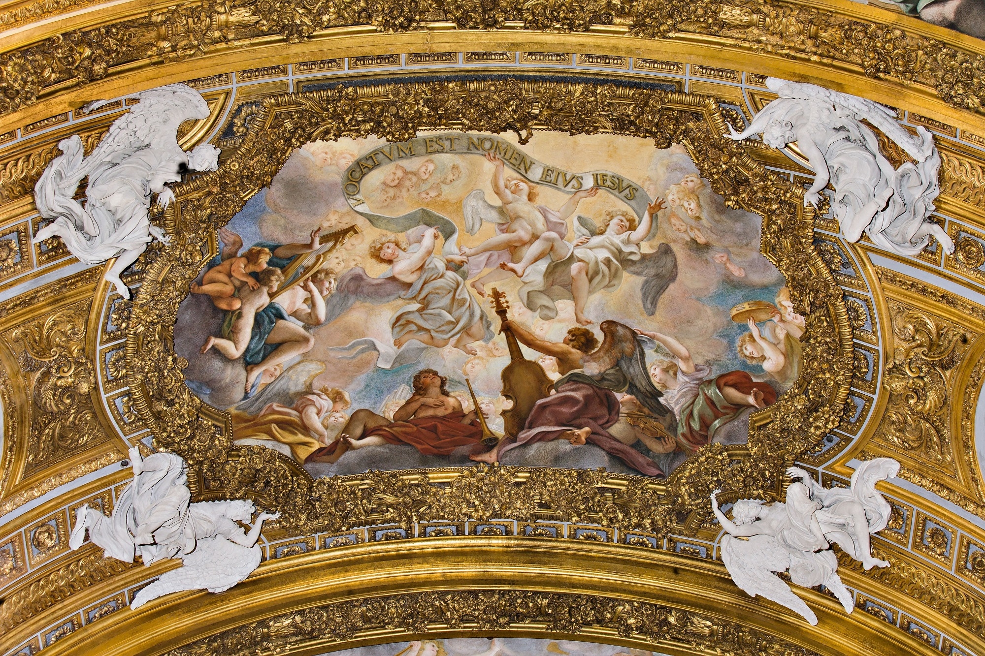 Giovan Battista Gaulli, Volta del Coro, Chiesa del Gesù, 1674-'79, Roma