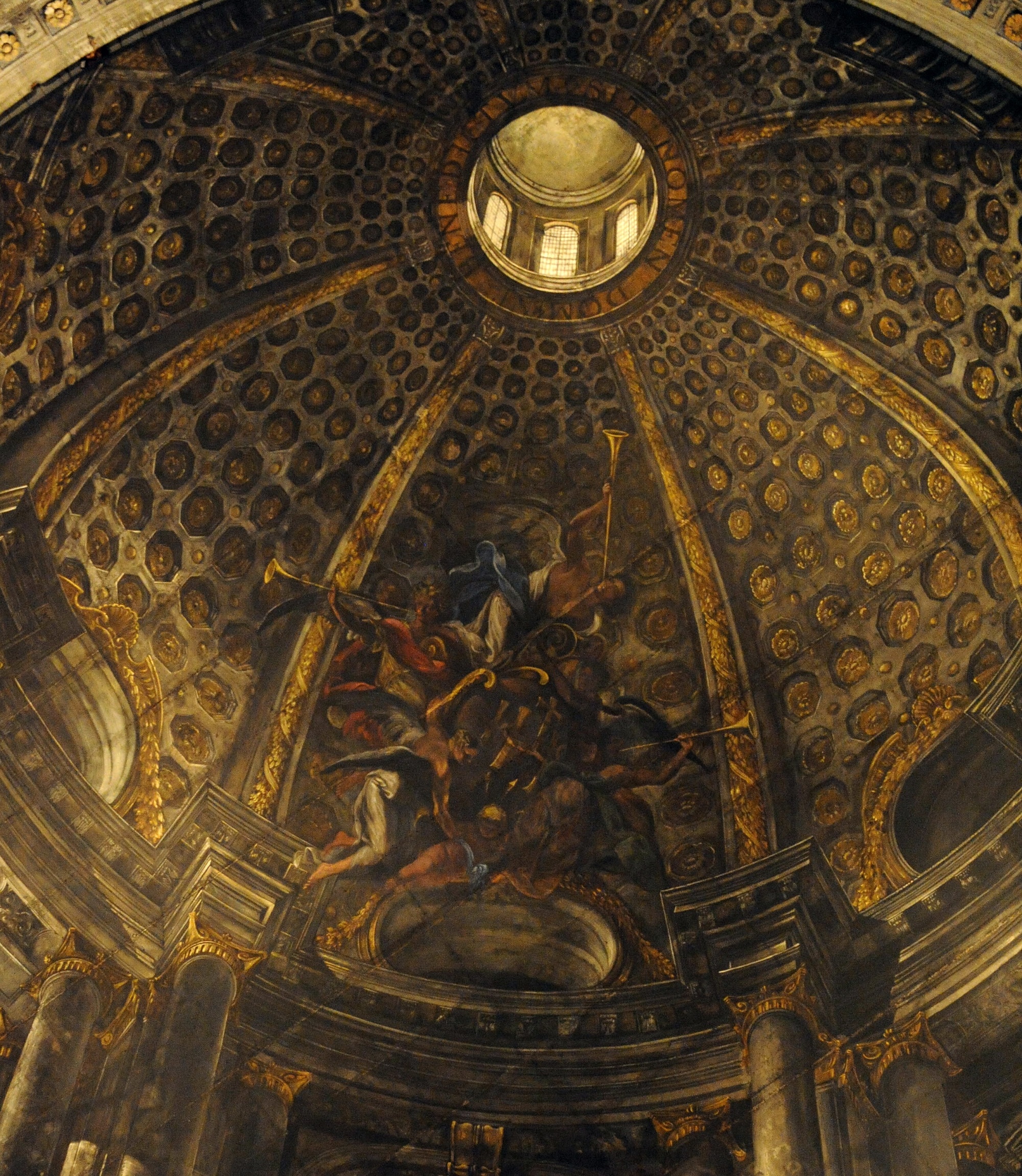 La finta Cupola, Andrea Pozzo, Chiesa di Sant'Ignazio di Loyola, Roma