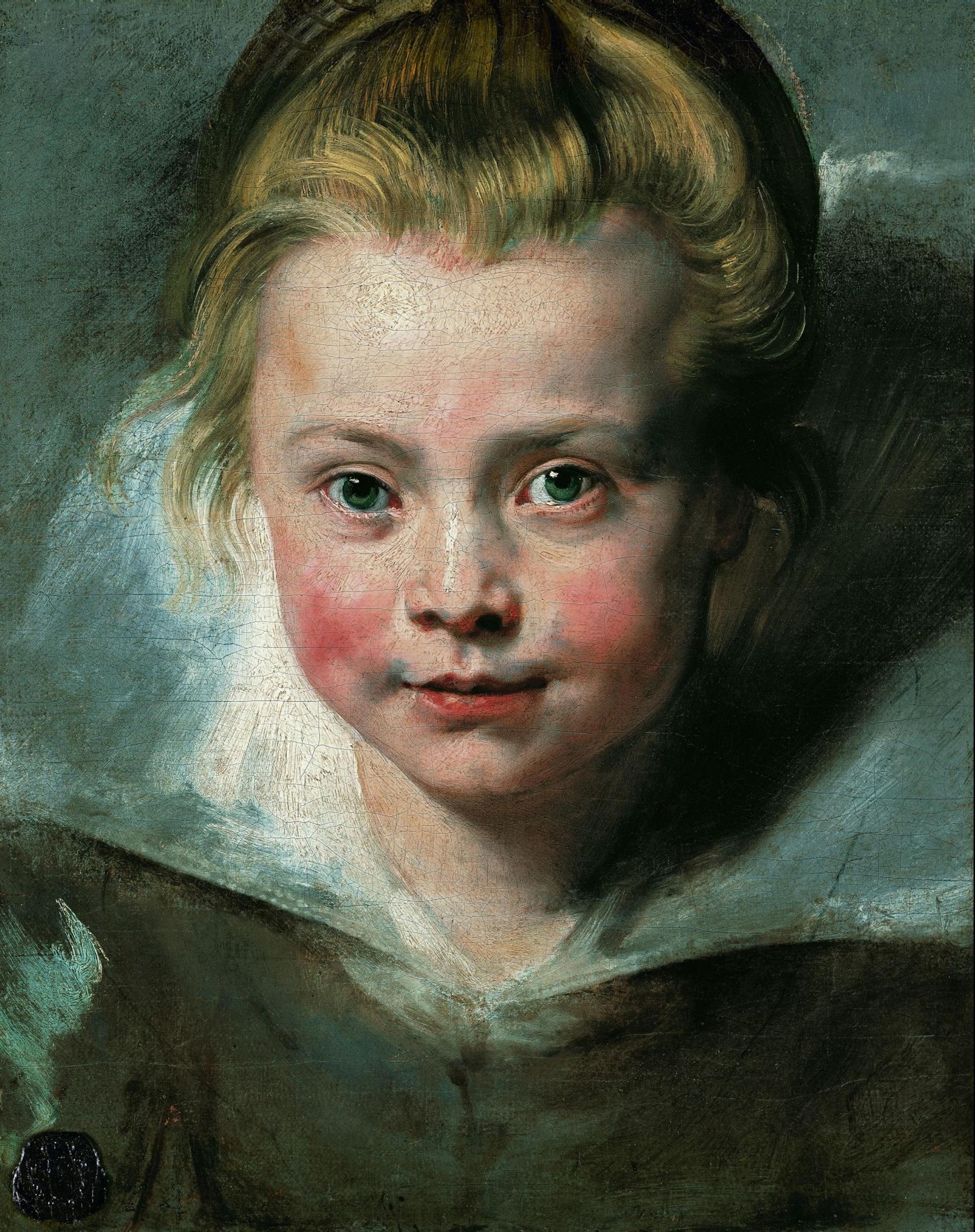 Pieter Paul Rubens, Ritratto di Clara Serena Rubens, 1616, olio su tela, Collezione Principato del Liechtenstein