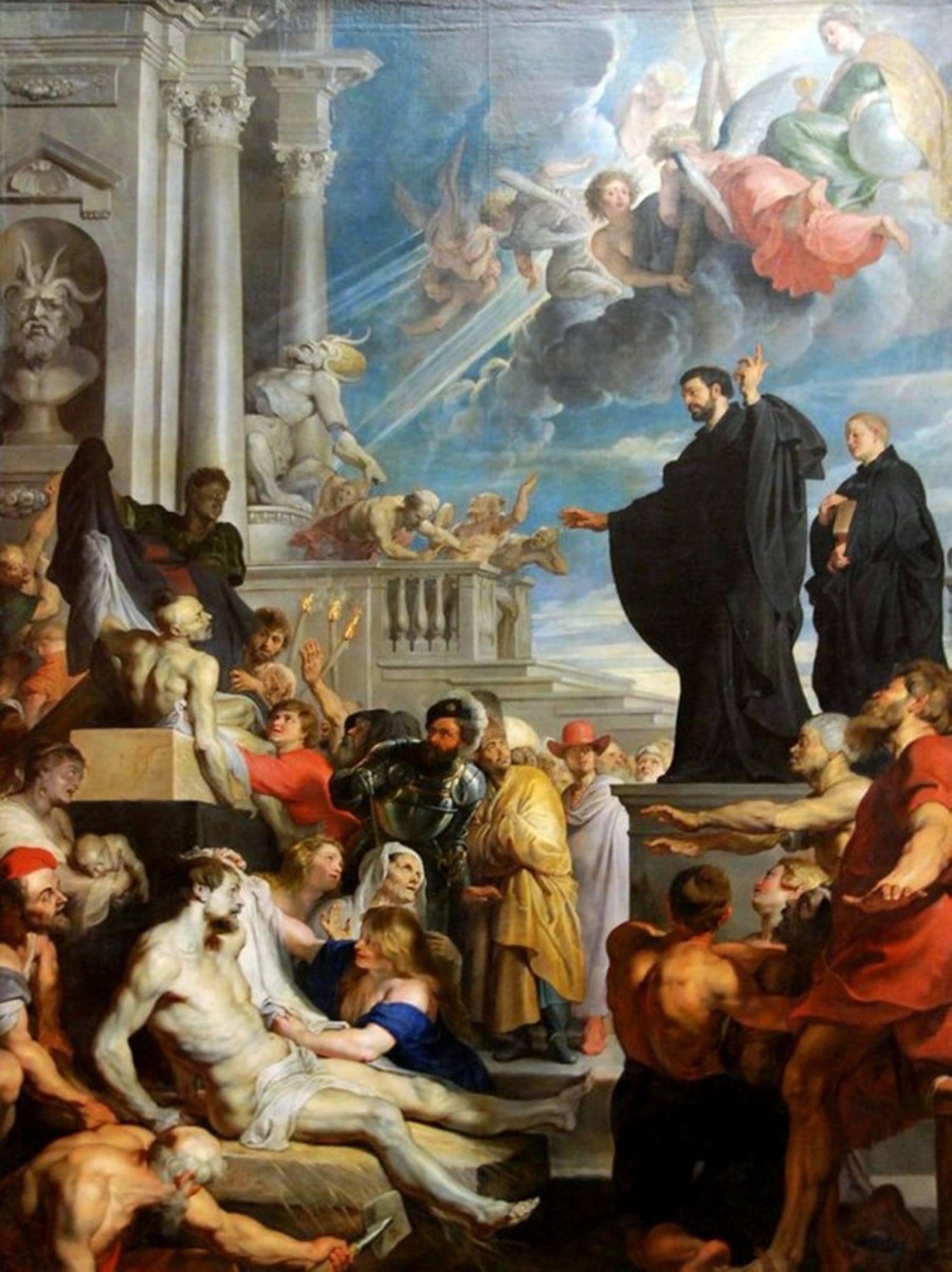 Pieter Paul Rubens, I miracoli di San Francesco Saverio, 1617-'18, olio su tela, 535x395cm., Kunsthistorisches Museum, Vienna