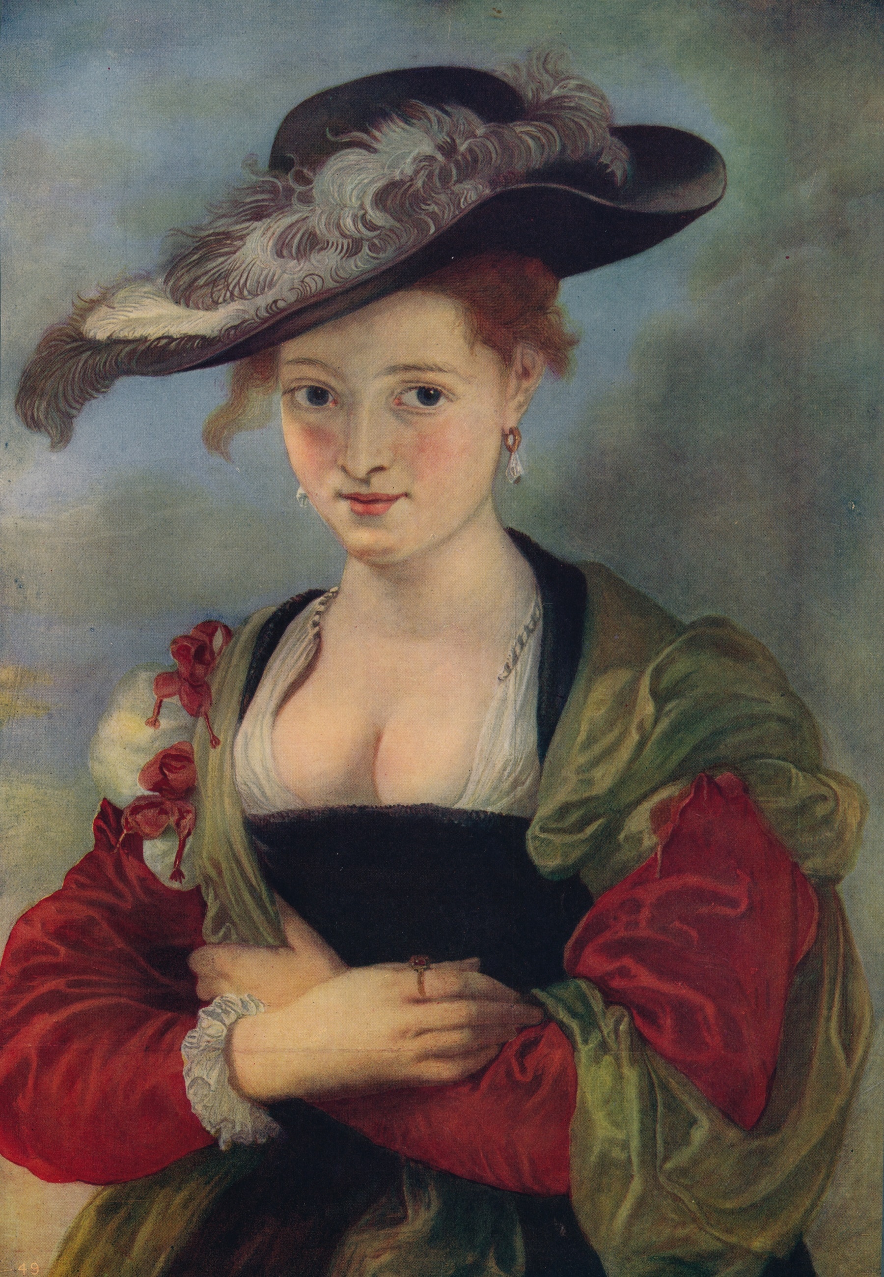 A Pieter Paul Rubens, Il cappello di paglia (Ritratto di Suzanne Lundent), 1622-‘25, National Gallery, Londra