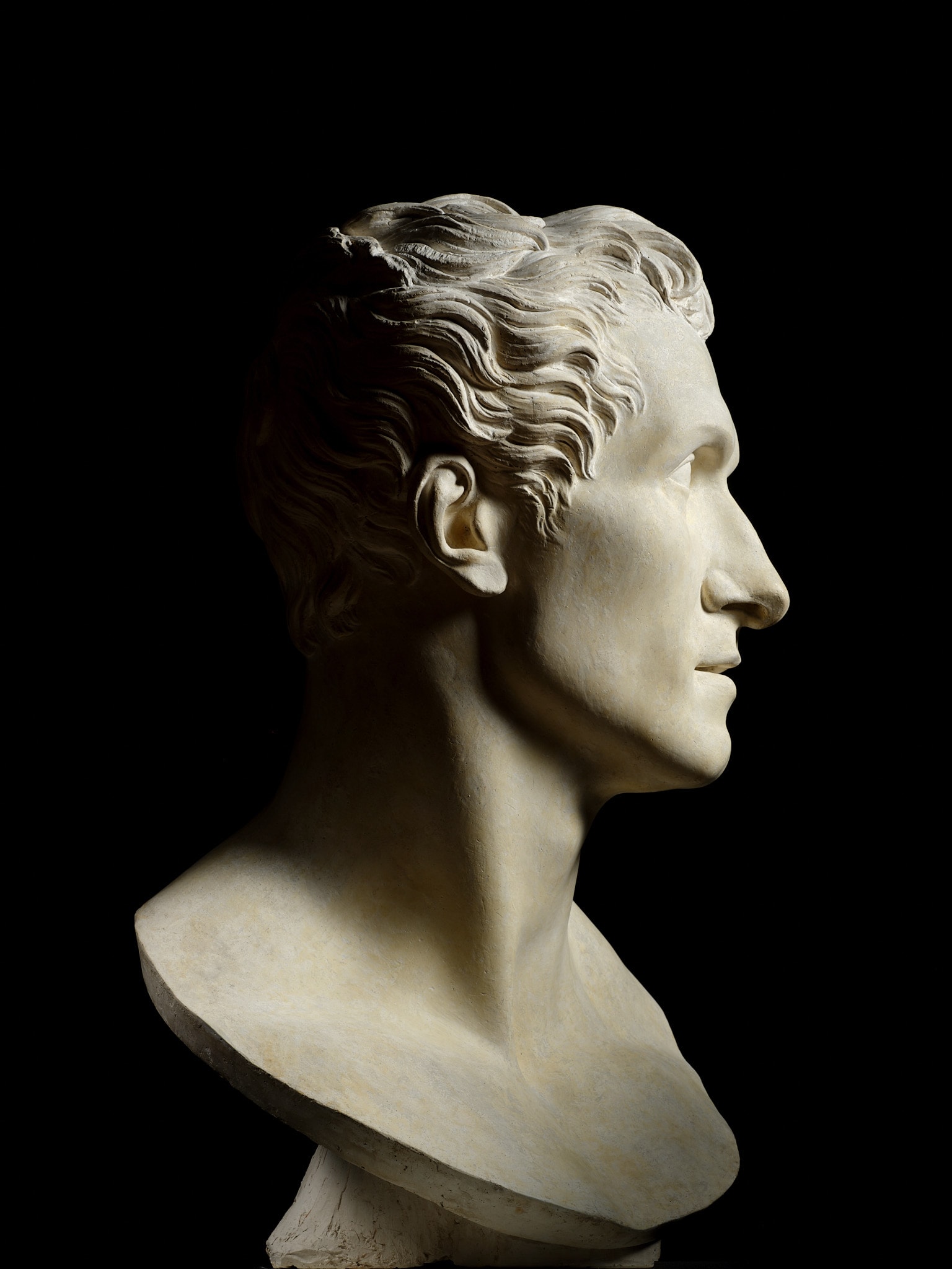 Antonio Canova, Autoritratto, 1812, Gesso, 74x50x35,5 cm., Bassano del Grappa, Museo Civico