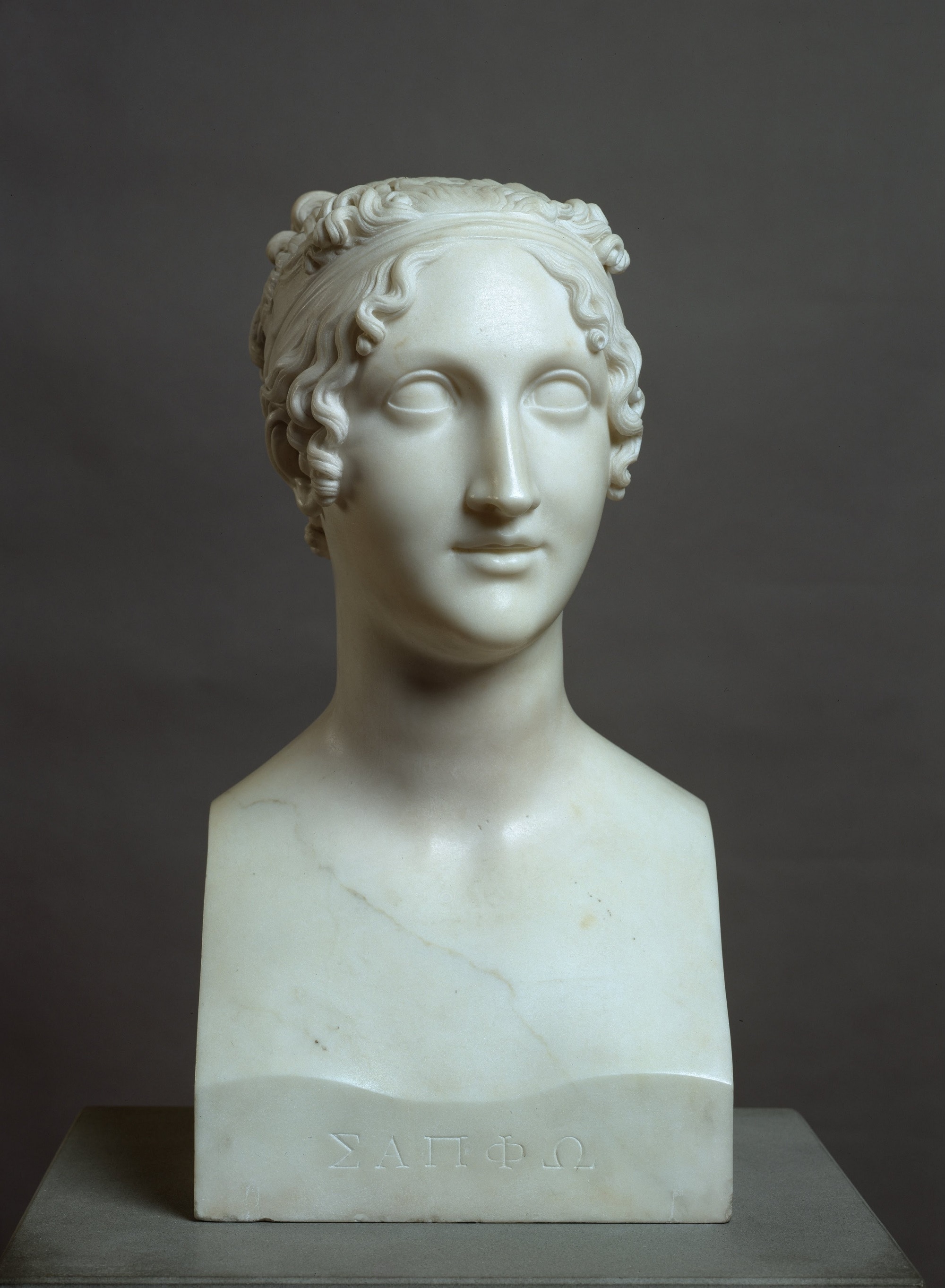Antonio Canova, Vestale (Erma di Saffo), 1819 – 1820, Marmo, cm 49x24,5x27, Galleria Civica d’Arte Moderna e Contemporanea, GAM, Torino