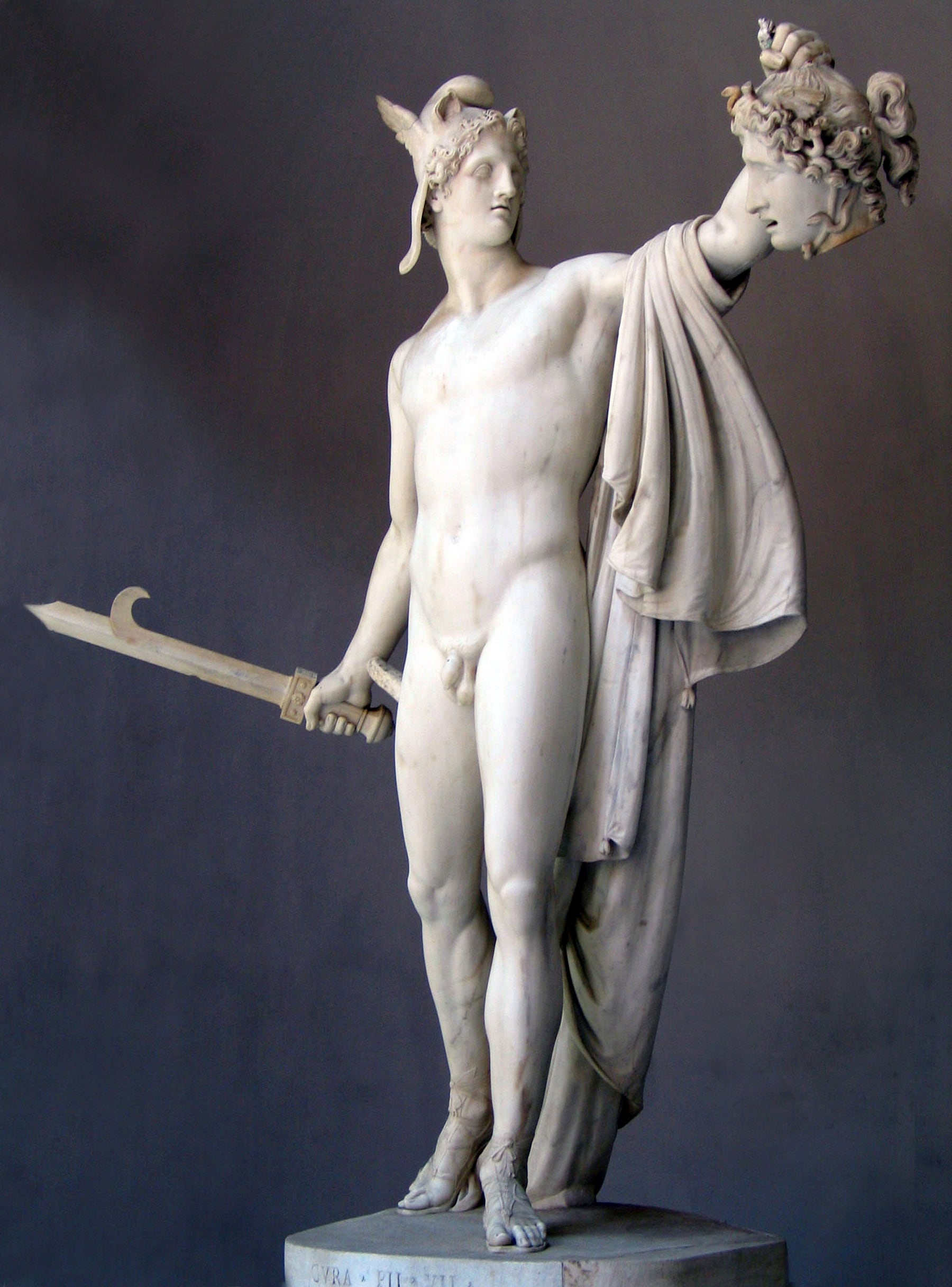 Antonio Canova, Perseo trionfante, 1797 - ‘01, Marmo, 240x165x97cm., Musei Vaticani, Roma