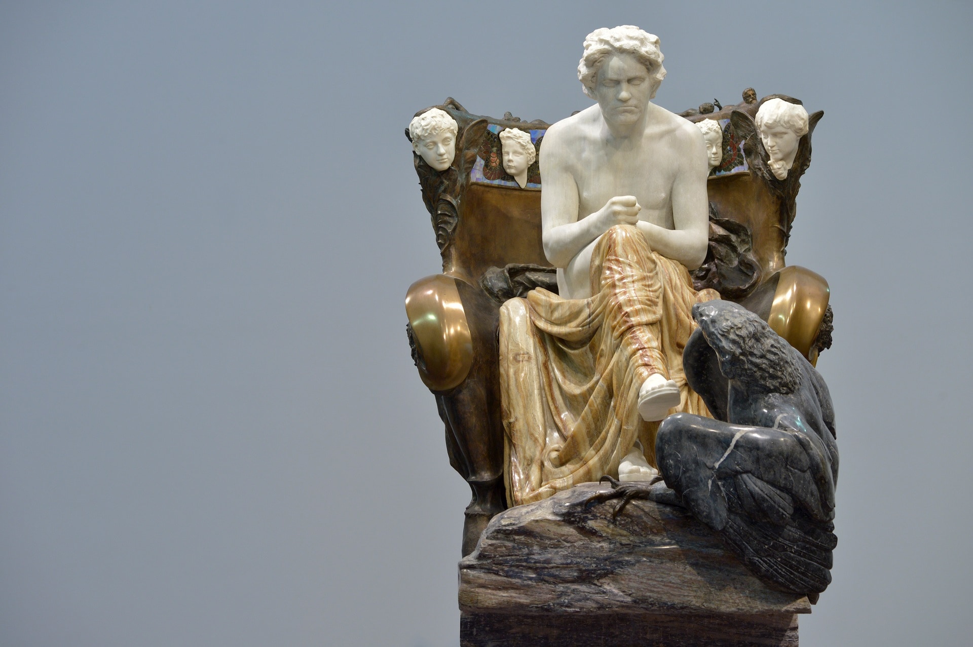 Monumento a Beethoven, Max Klinger (1857-1920), 1902, Museo delle Belle Arti, Lipsia, Germania