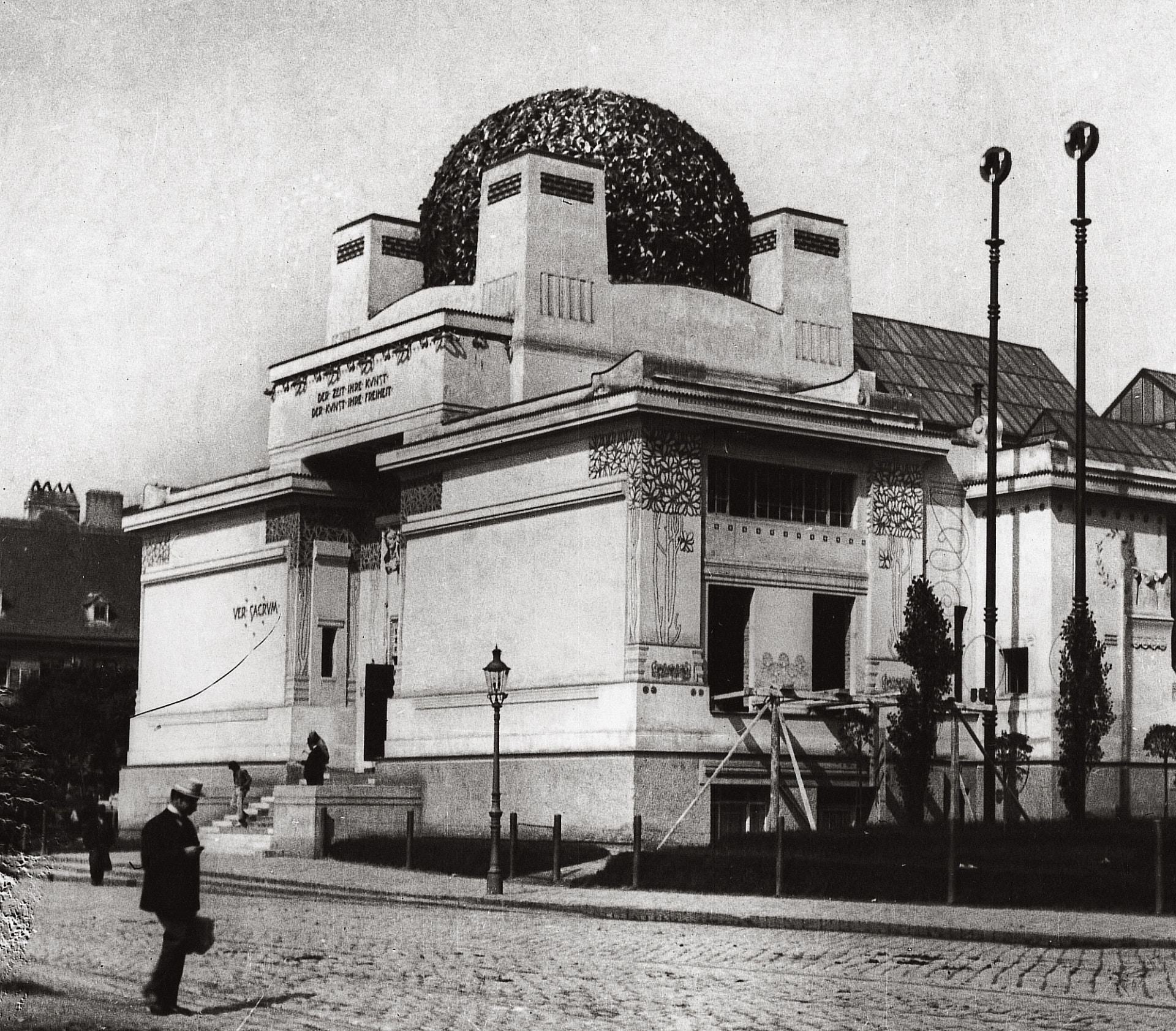 Palazzo della Secessione viennese, Joseph Maria Olbrich, 1897, Vienna, fotografia 1898