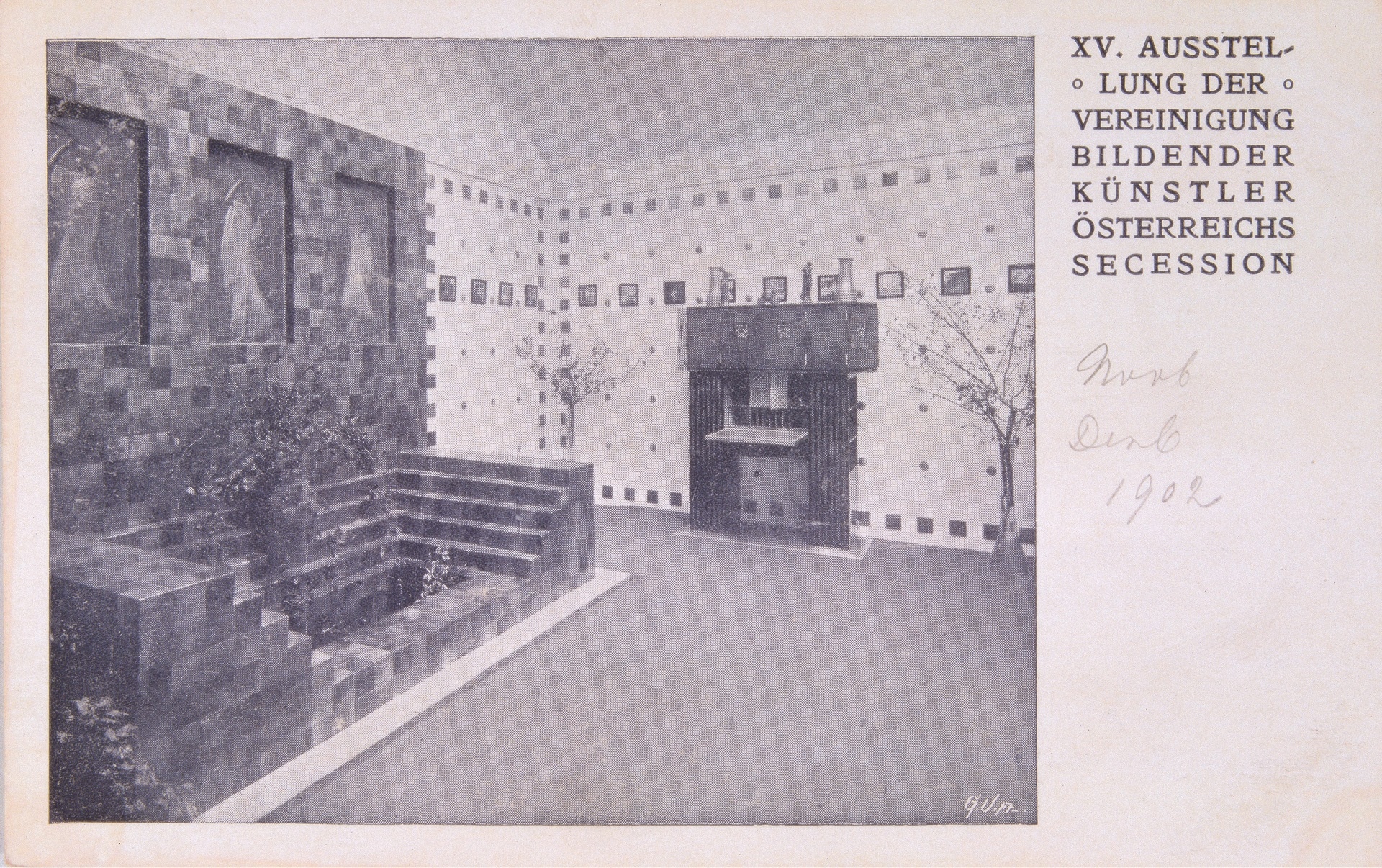 Cartolina Promozionale per la XV Mostra della Secessione Viennese, 1902