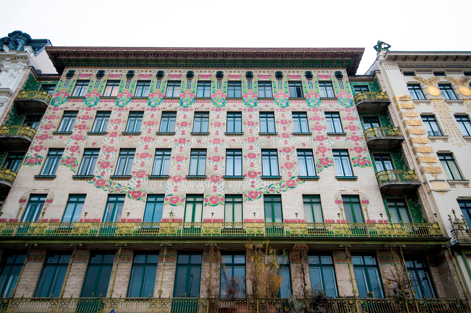 Otto Wagner, Casa di maiolica, Majolikahaus, Vienna, 1898