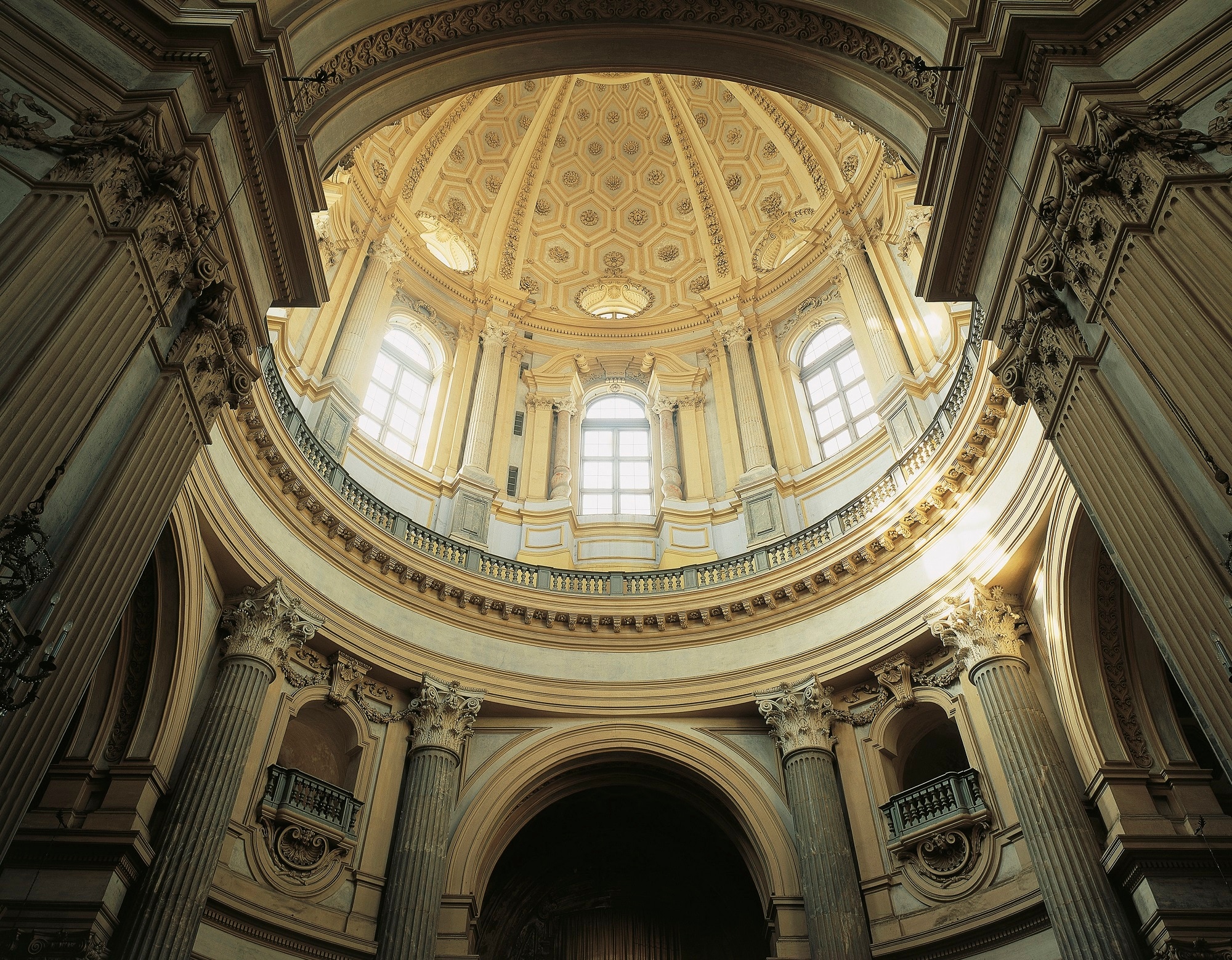 Filippo Juvarra, Interno della cupola della Basilica di Superga (1717-1731), Torino