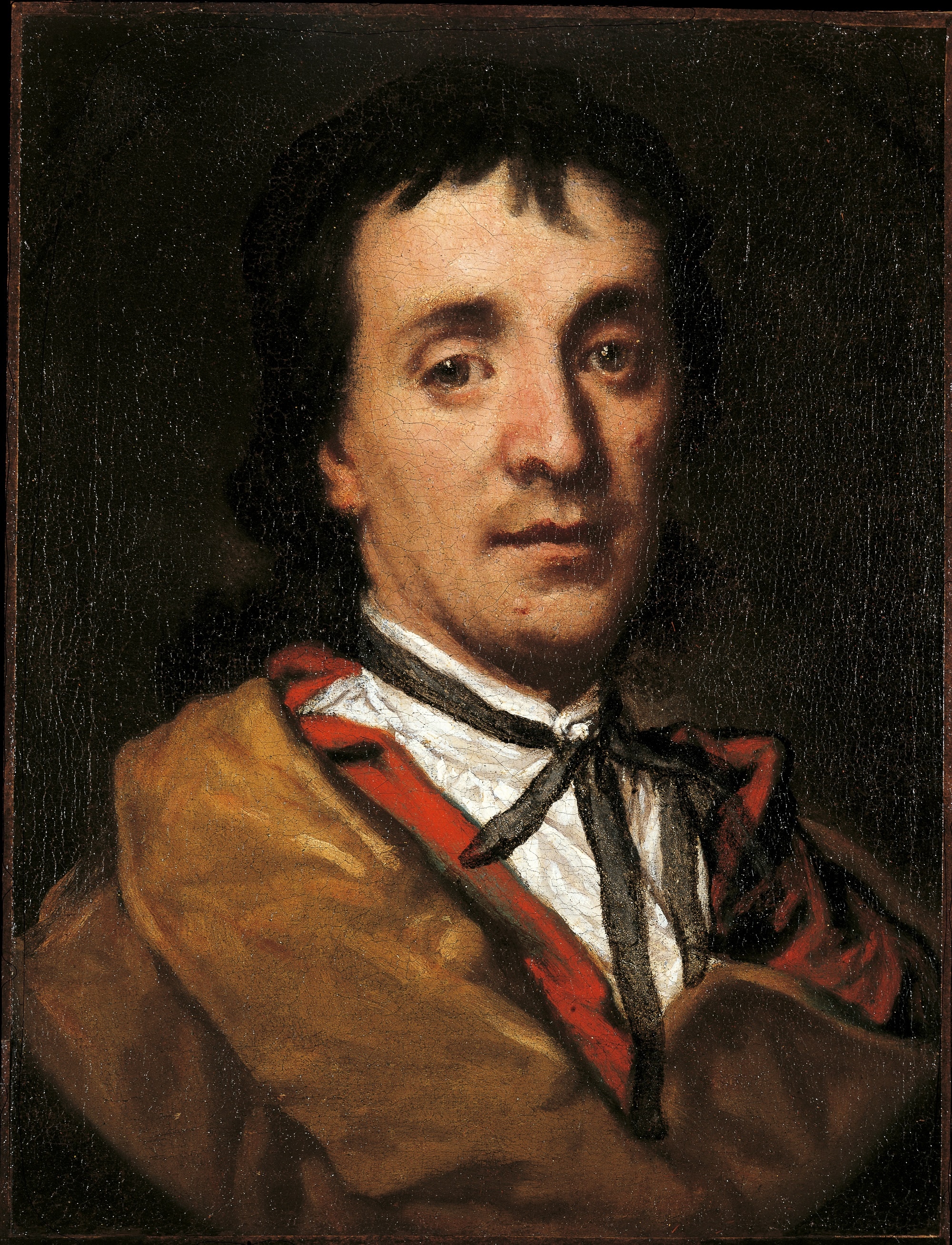 Fra' Galgario, Ritratto di giovane con nastrino, 1730-‘40, olio su tela, 49,5x38cm., Collezione Koelliker, Milano