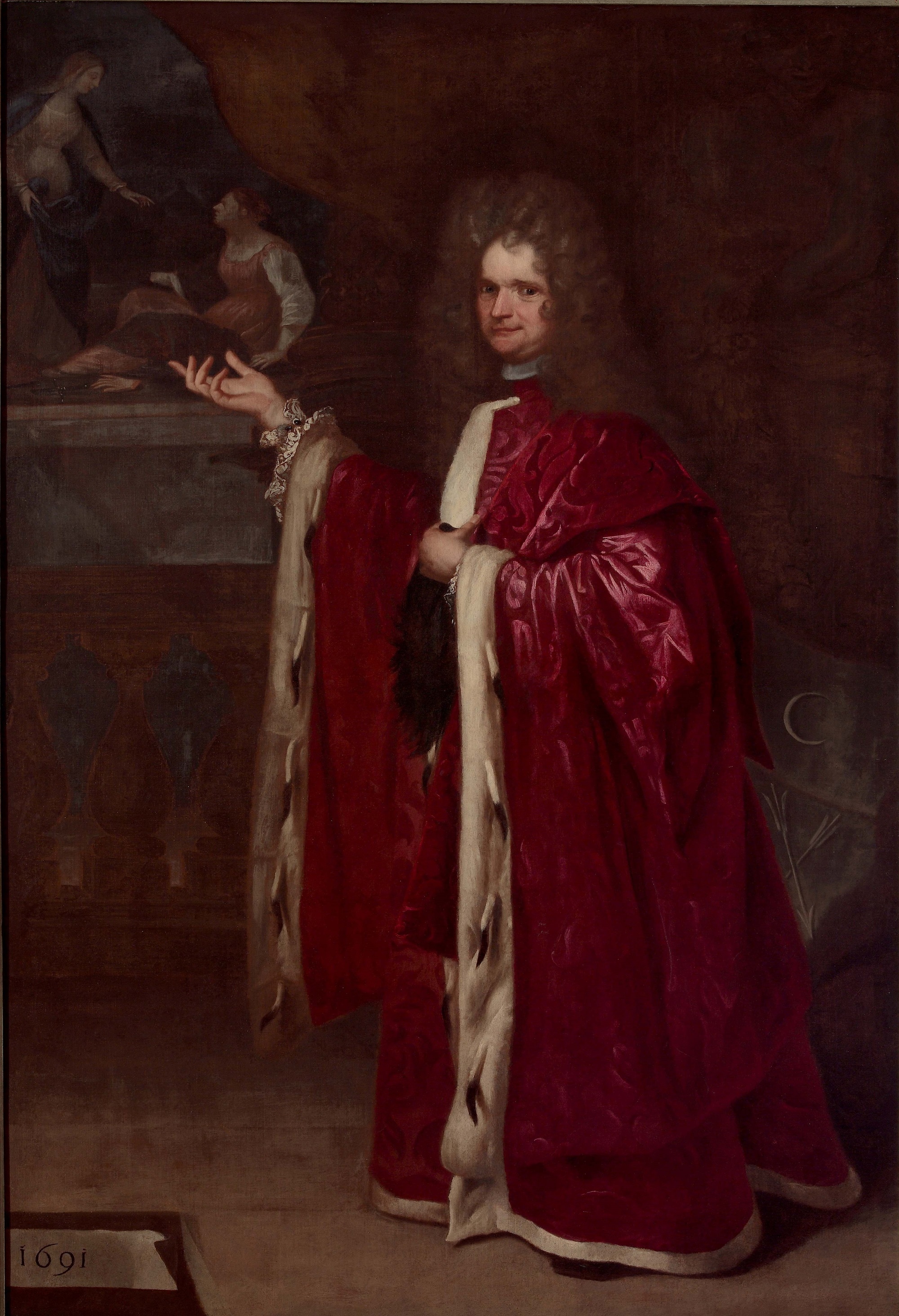 Fra' Galgario, Ritratto del podestà Filippo Farsetti, 1691, olio su tela, 230x140cm., Museo Civico di Crema e del Cremasco, Crema