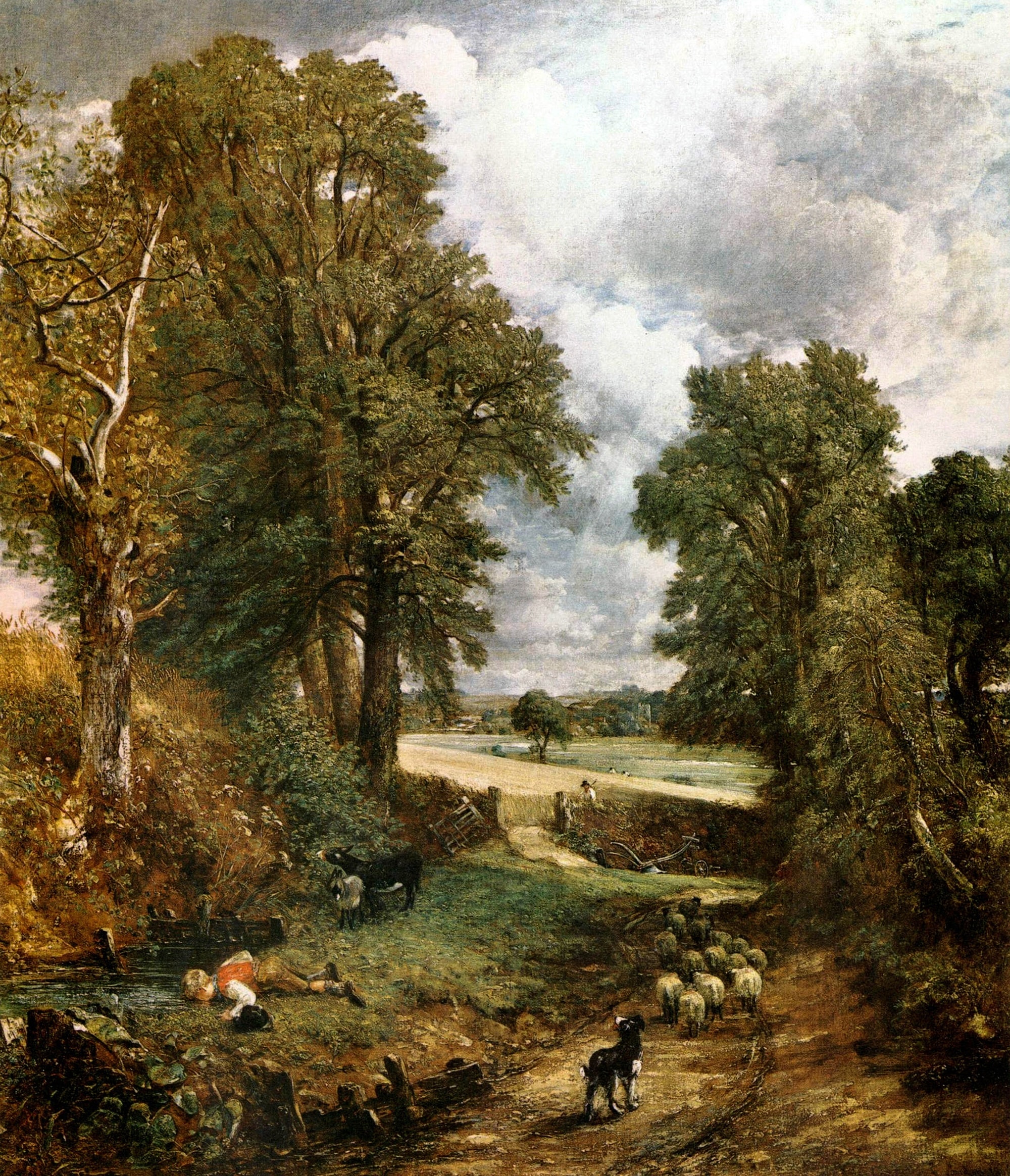John Constable, Il campo di grano, 1826, olio su tela, 143x122cm, National Gallery, Londra