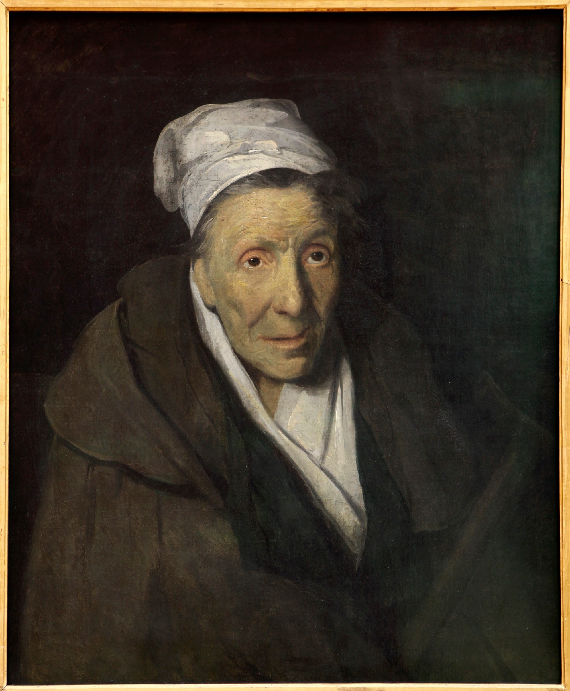 Théodore Géricault, Alienata con monomania del gioco, 1822-1823, olio su tela, 77×64,5cm., Museo del Louvre, Parigi