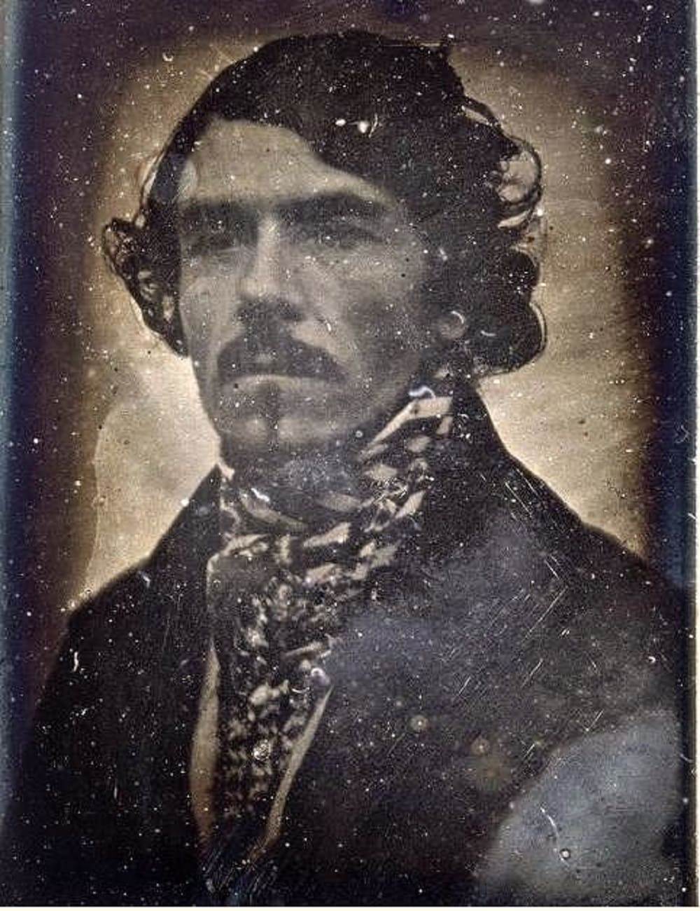 Léon Riesener, Ritratto di Eugène Delacroix, 1842, dagherrotipo, Musée d’Orsay, Parigi