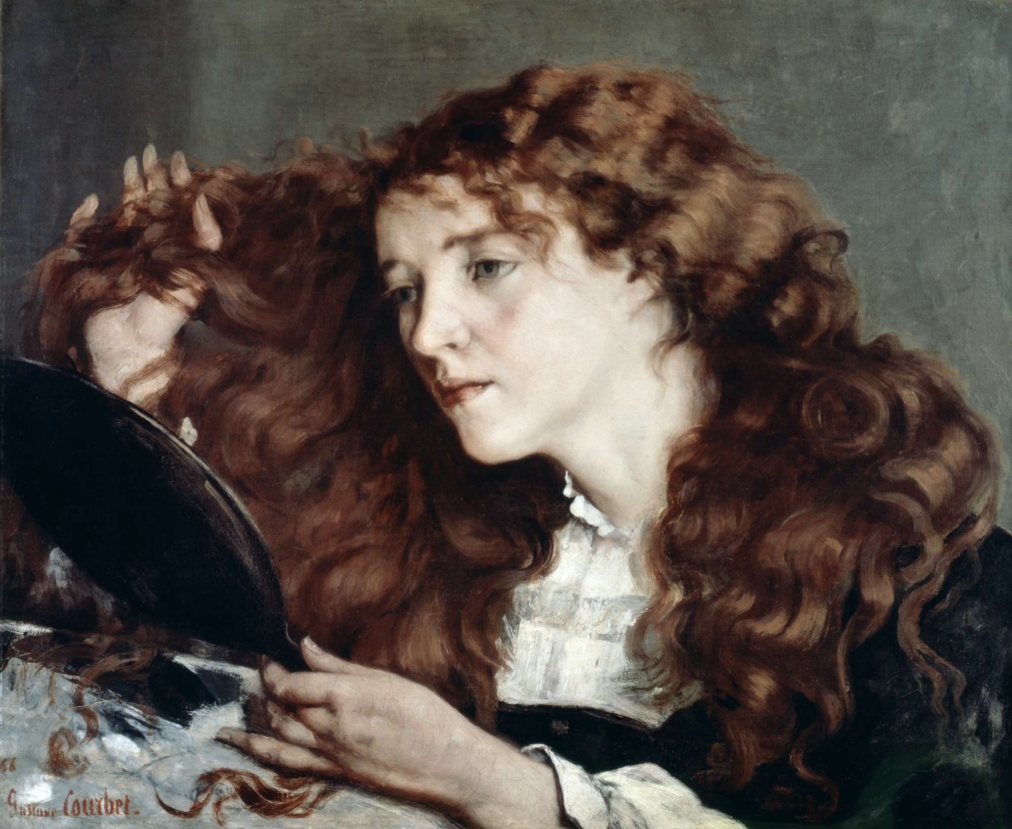 Gustave Courbet, Jo, la bella irlandese, 1865-’66, olio su tela, 54x65cm., National Museum, Stoccolma
